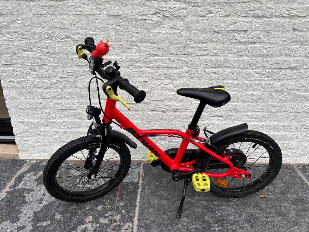 Kinderfiets, Ophalen, 16 tot 20 inch, Velgrem, Zo goed als nieuw