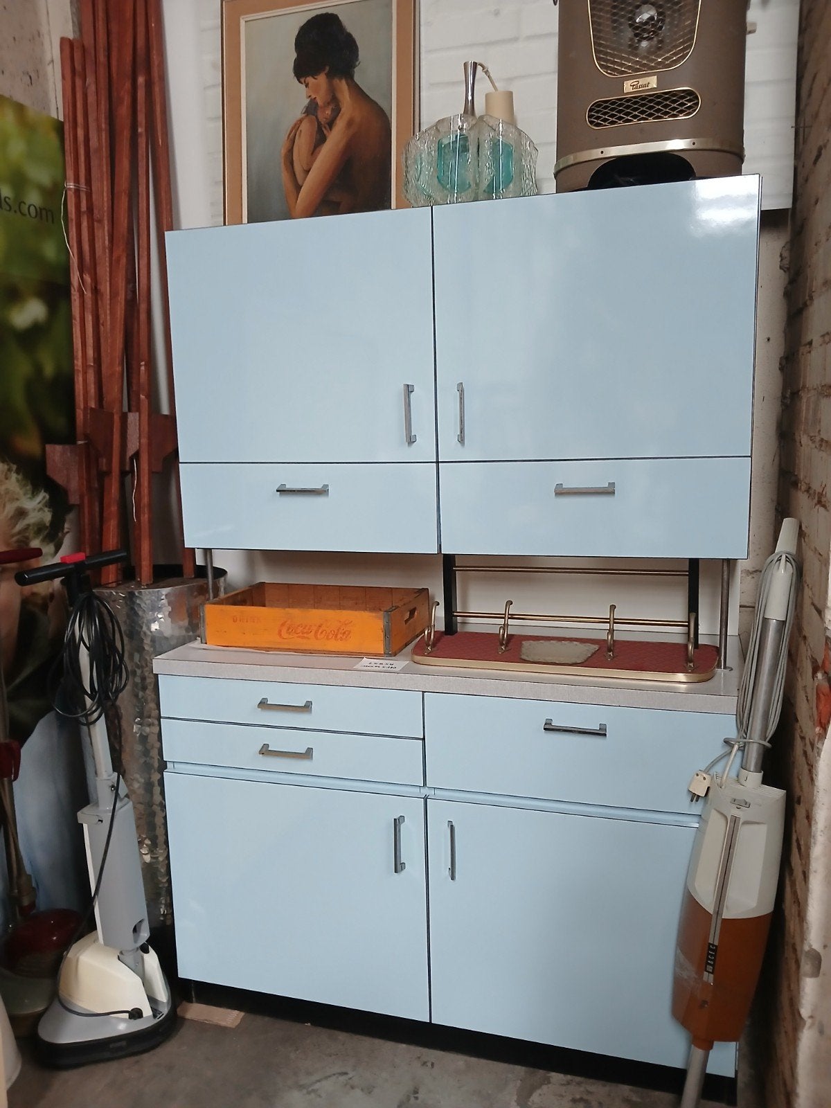 retro.vintage keukenkast, Ophalen