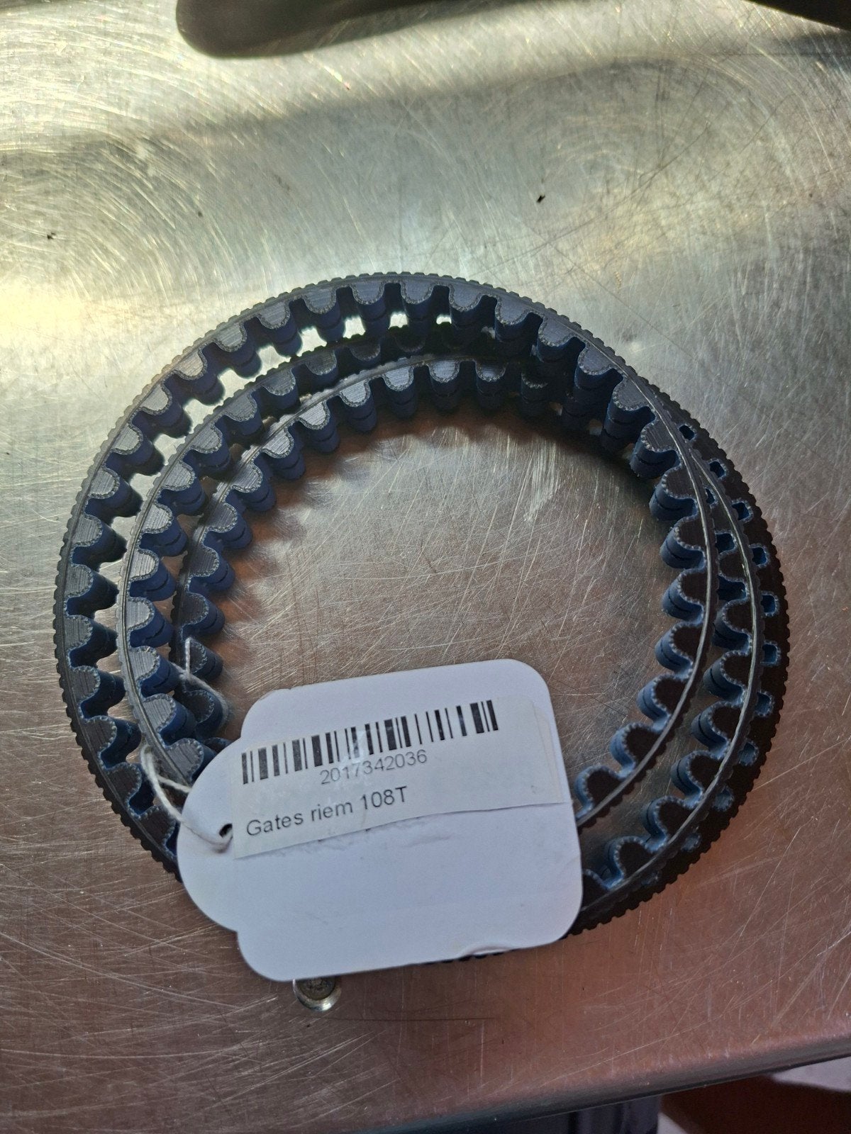 gate’s riem 108T, Ophalen
