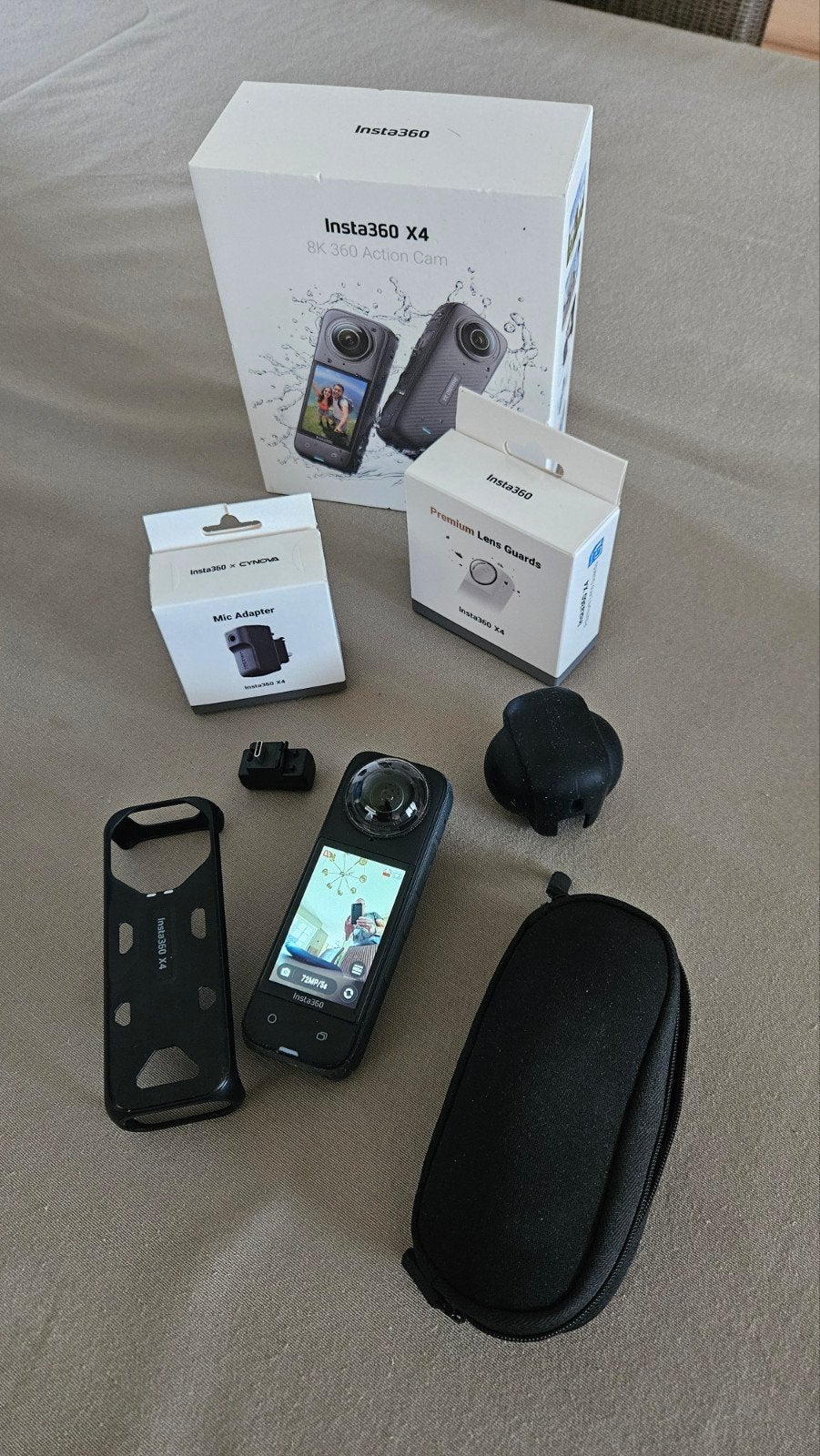 insta360 x4, TV, Hi-fi & Vidéo, Caméras action, Enlèvement ou Envoi, Comme neuf, Autres marques