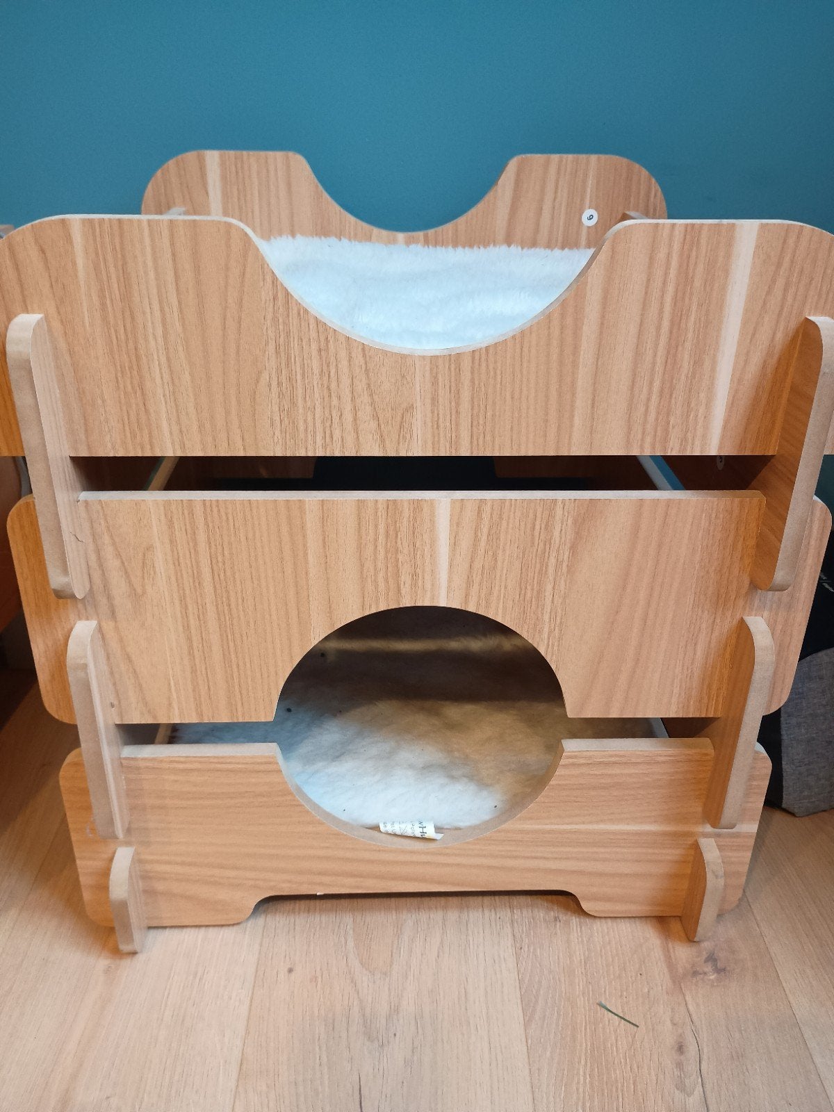 kattenmand met 2 matjes, Ophalen, Zo goed als nieuw