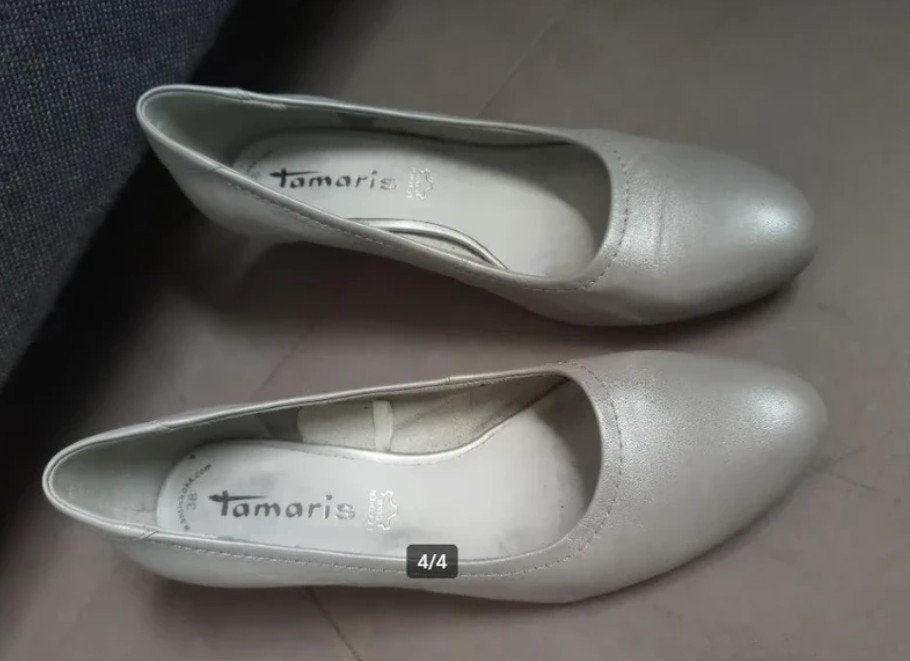 Grijze schoenen Tamaris 38, Kleding | Dames, Tamaris, Overige typen, Ophalen of Verzenden, Grijs