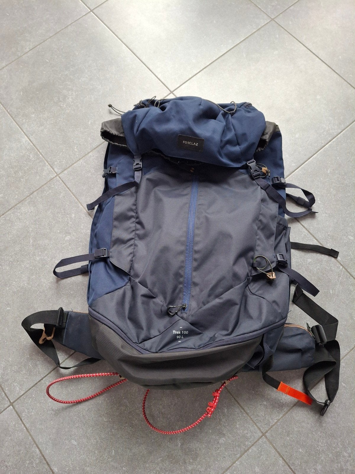 Forclaz rugzak 90 + 10l, Sports & Fitness, Alpinisme & Randonnée, Enlèvement ou Envoi, Comme neuf, Sac à dos