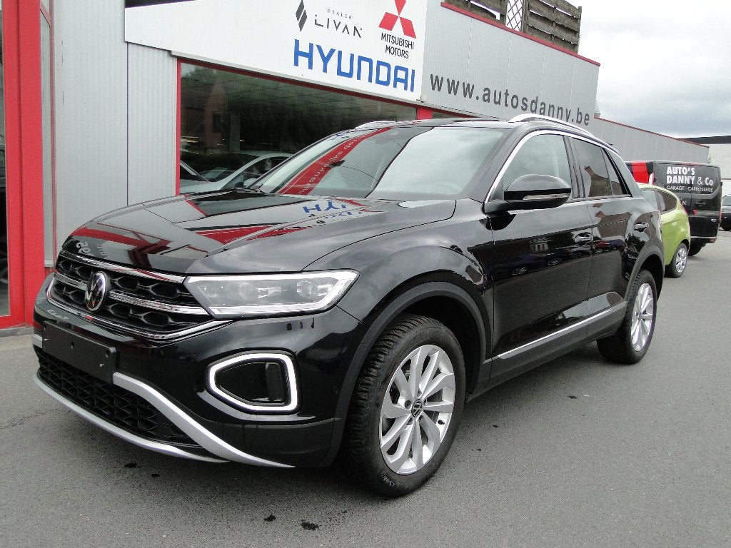 vw t-roc 1.0 carplay, Autos, Achat, Euro 6, Entreprise, Noir
