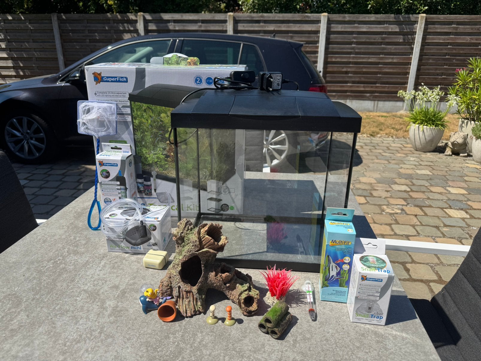 Aquarium voor beginners, Ophalen, Gebruikt, Inclusief deksel, Leeg aquarium