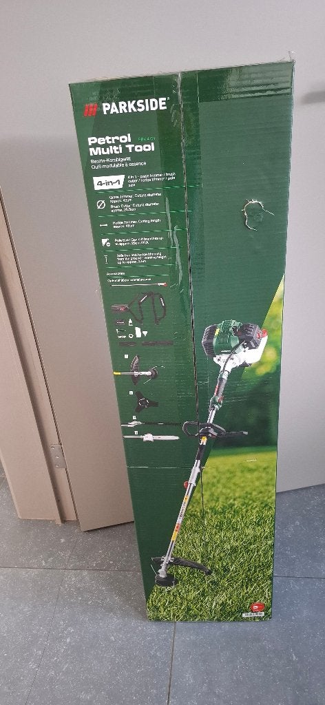 Parkside petrol multi tool 4 in 1, Ophalen, Zo goed als nieuw, Parkside