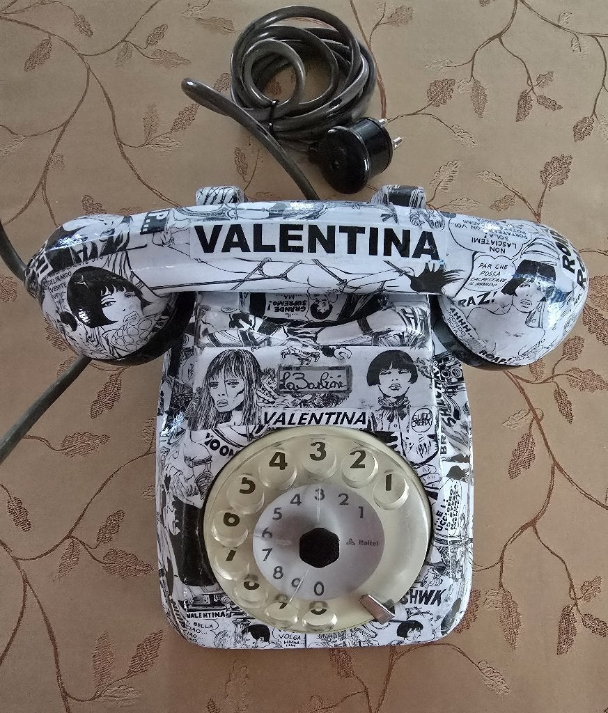 Telefoon Valentina, Télécoms, Téléphones fixes | Filaires, Comme neuf, Avec cadran rotatif, Enlèvement ou Envoi