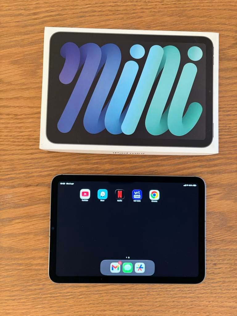 Apple Ipad mini 7 (2024) 128GB wifi + 5G Space Gray, Enlèvement ou Envoi, Utilisé, Apple iPad
