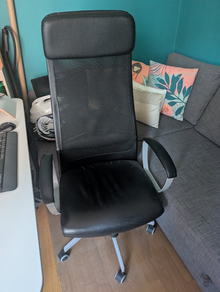 Chaise de bureau IKEA Markus, Enlèvement, Comme neuf, Noir, Chaise de bureau