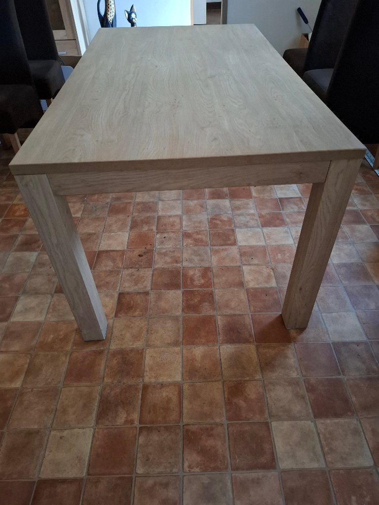 Table salle à manger + chaises, 150 à 200 cm, Cinq personnes ou plus, Enlèvement, Utilisé