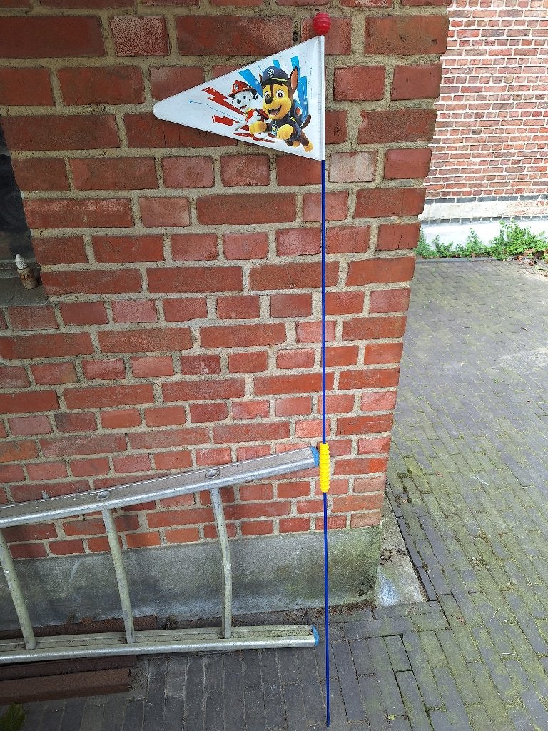 Vlag fiets paw patrol, Fietsen en Brommers, Fietsen | Kinderfietsjes, Ophalen, Gebruikt