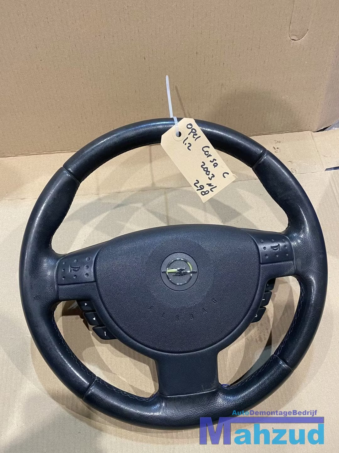 OPEL CORSA C Stuurwiel stuur met airbag, Opel Automobile GmbH, Opel, Bahnhofsplatz 1
65423  Russelsheim am Main, DE, Kontakt@opel-infoservice.de