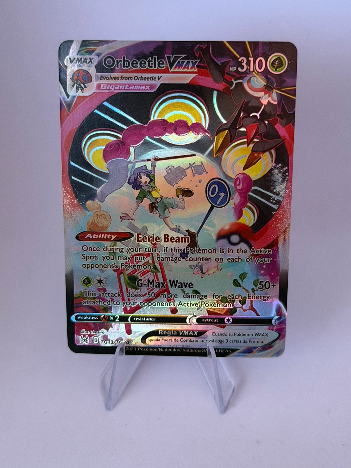 Te koop Orbeetle VMAX Tg13 Pokémon kaart (Full Art), Hobby en Vrije tijd, Verzamelkaartspellen | Pokémon, Ophalen of Verzenden