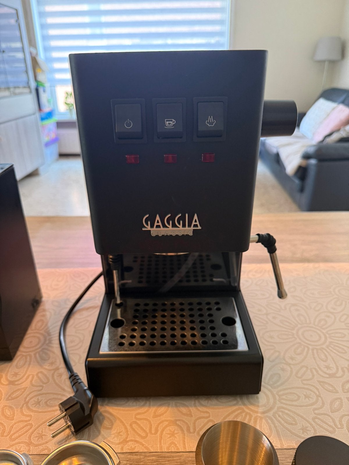 Gaggia classic pro zonder koffiemolen, Elektronische apparatuur, Ophalen, Zo goed als nieuw, Koffiemachine