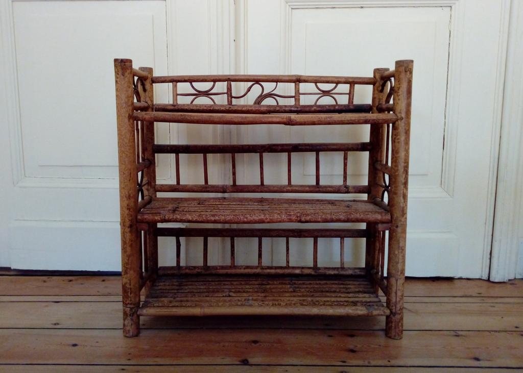 Vintage bamboo rekje etagère - boho, Ophalen of Verzenden, Gebruikt
