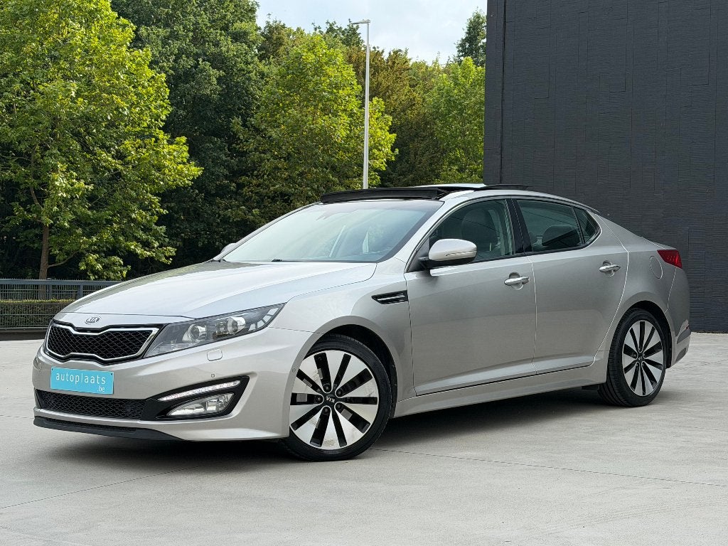 Kia Optima 1.7 CRDi Panorama Zetelkoeling Camera, Auto's, Kia, 100 kW, Zwart, 1685 cc, Optima
