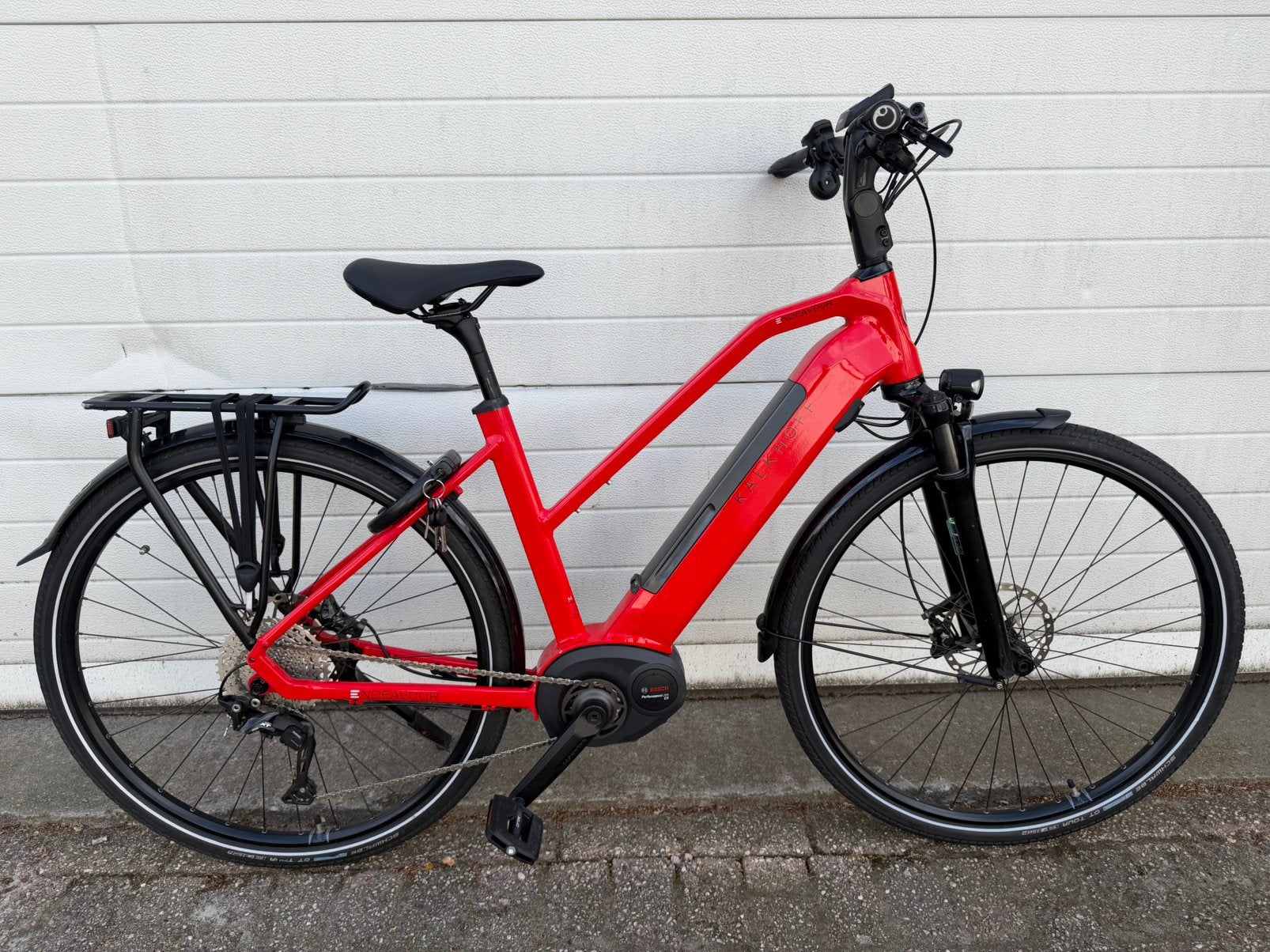 Nieuwstaat Kalkhoff Endeavour elektrische fiets - Bosch CX!, Fietsen en Brommers, Elektrische fietsen, Gebruikt, 47 tot 51 cm