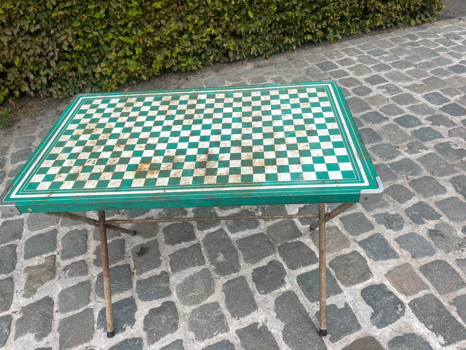 Kampeertafel - bijzettafel vintage, Ophalen, Zo goed als nieuw