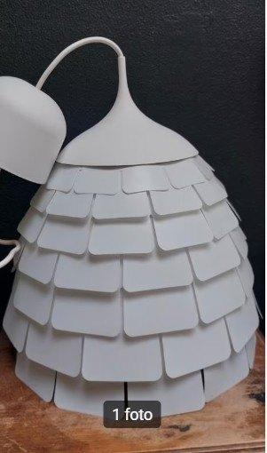 vintage ikea hanglamp, Huis en Inrichting, Lampen | Hanglampen, Ophalen of Verzenden, Zo goed als nieuw, Kunststof