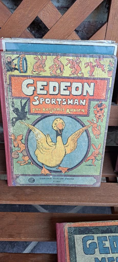 Gedeon Sportsman, Une BD, Enlèvement, Utilisé, Benjamin Rabier