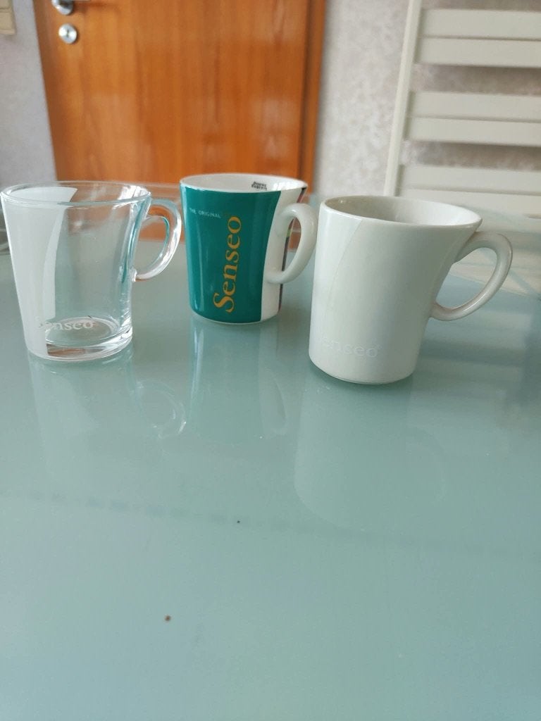 Lot de tasses / mugs / koffie tassen Senseo original, Ophalen, Zo goed als nieuw, Senseo, Senseo