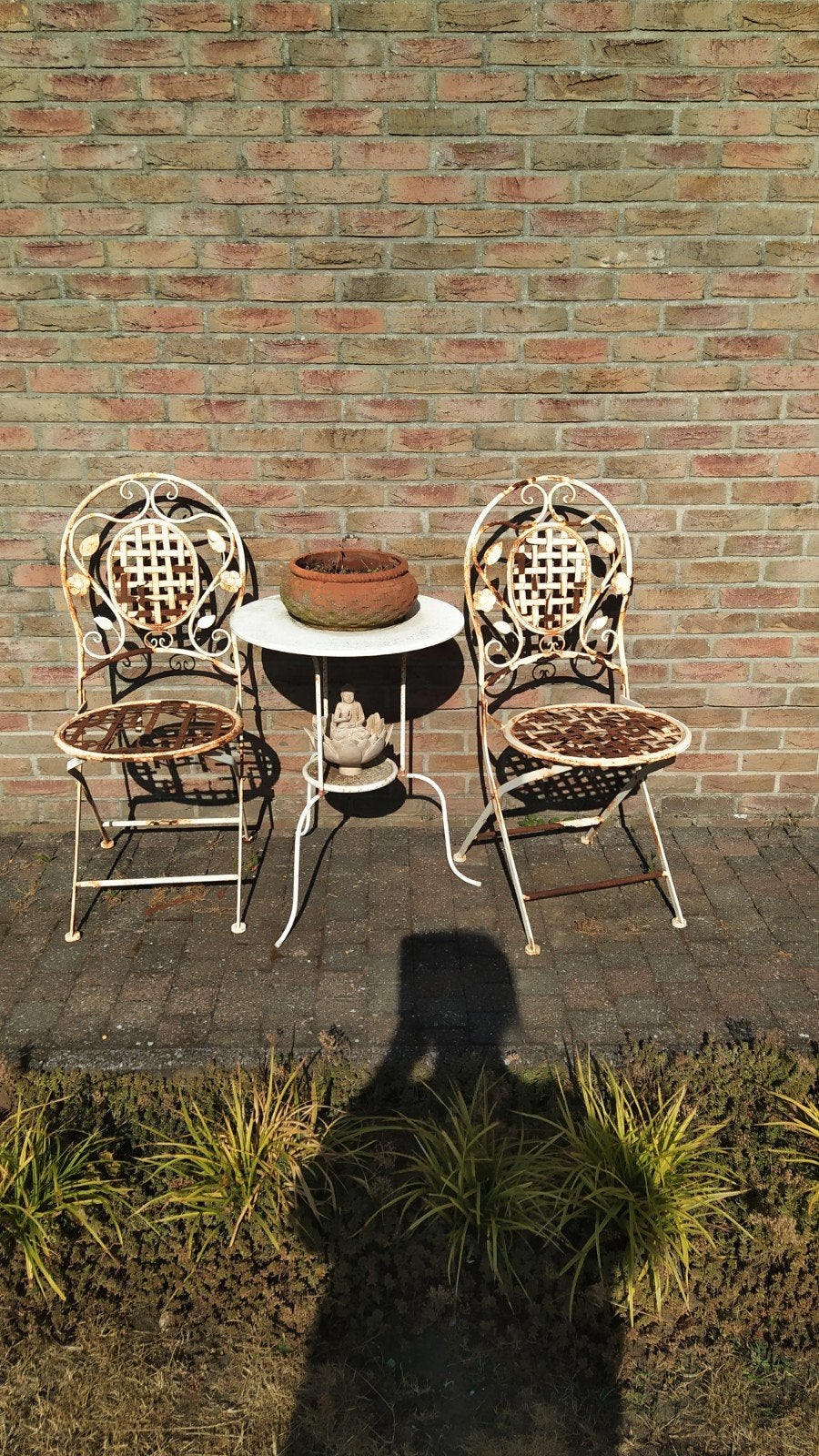 tuinset ijzer, Tuin en Terras, Ophalen, Tuinset