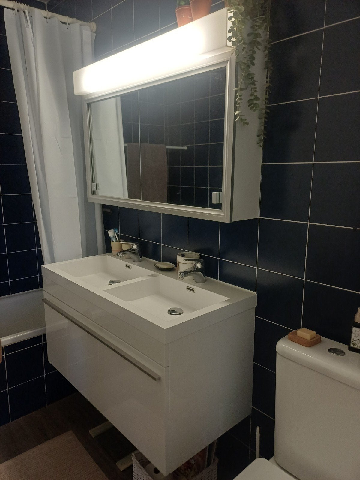 armoire de salle de bain avec armoire à miroir, Enlèvement, Autres types