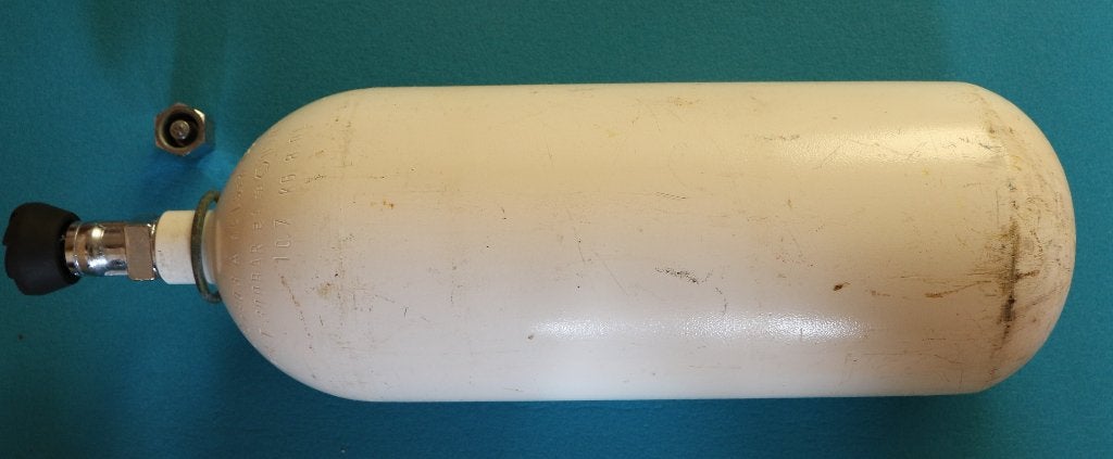 8 liter Drager cilinder ( Dolphin rebreather) te koop, Ophalen of Verzenden, Zo goed als nieuw
