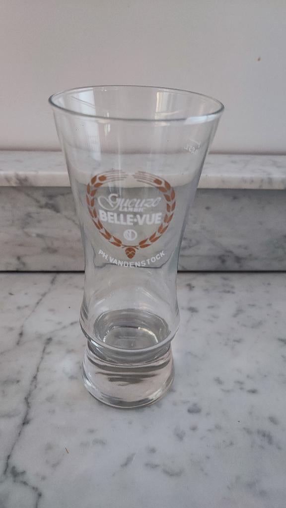 Geuze Belle-Vue bierglas, Ophalen of Verzenden, Gebruikt, Bierglas