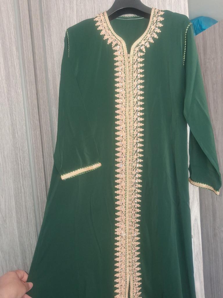 Marokaans meisjes caftan, Enlèvement, Vert