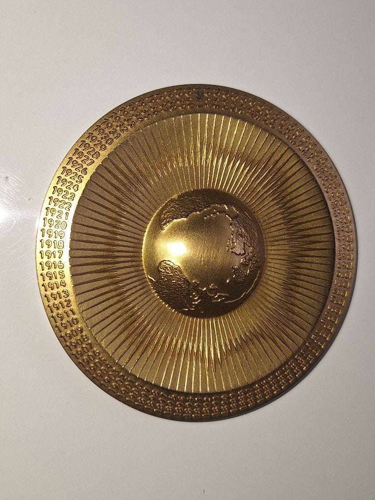 Medaille USA, 1879 - 1979, Ophalen of Verzenden