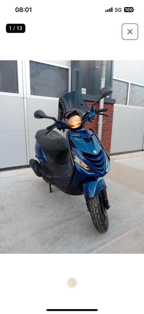 GEZOCHT, Vélos & Vélomoteurs, Scooters | Piaggio, Enlèvement, Comme neuf, Classe B (45 km/h), Zip