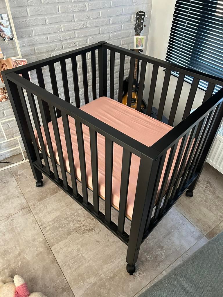 Babypark met toebehoren, Kinderen en Baby's, Ophalen, Zo goed als nieuw, Rechthoekig, In hoogte verstelbaar