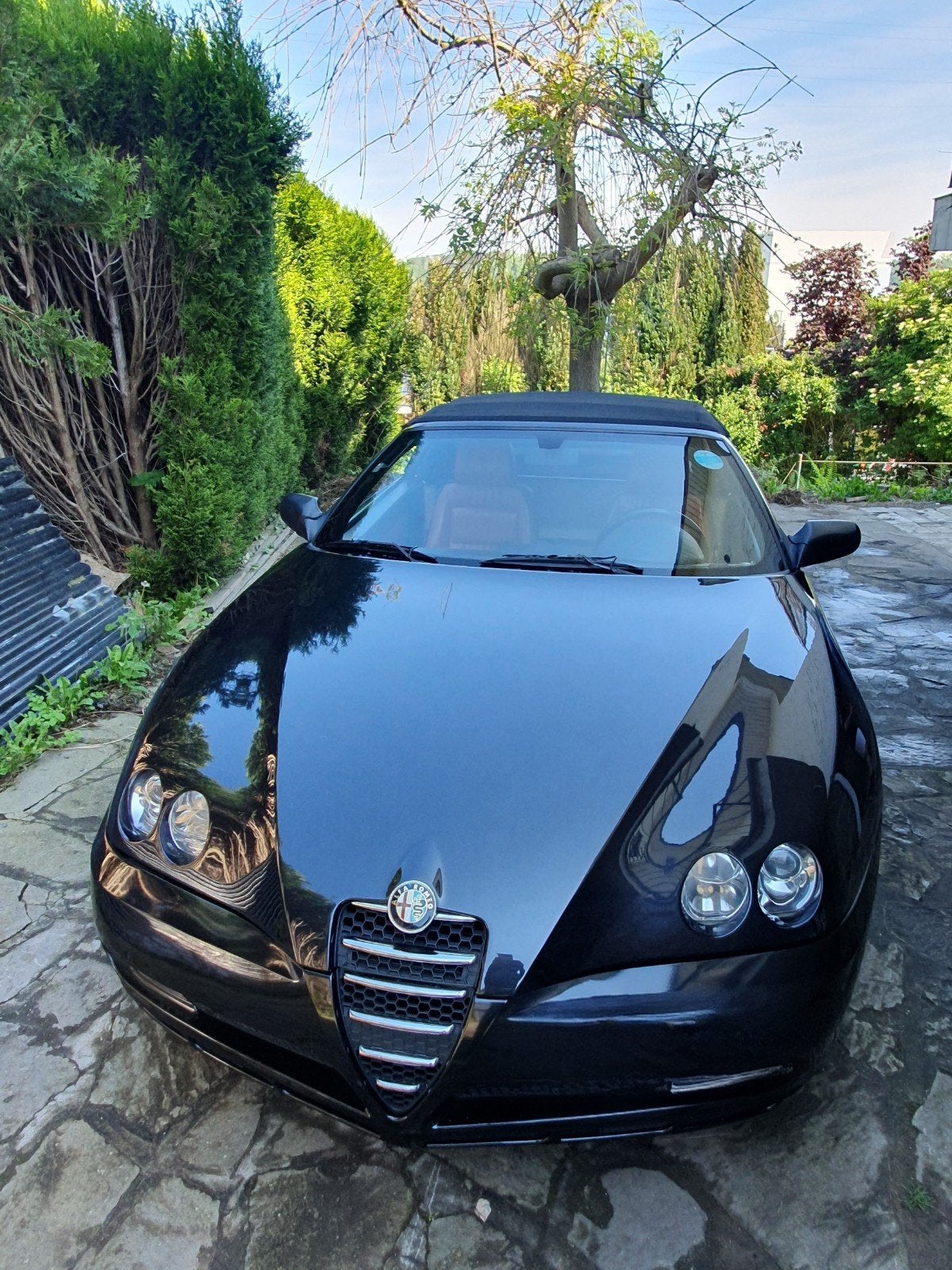 ALFA ROMEO SPIDER 916 JTS, Auto's, Zwart, Spider, Zwart, Elektrisch