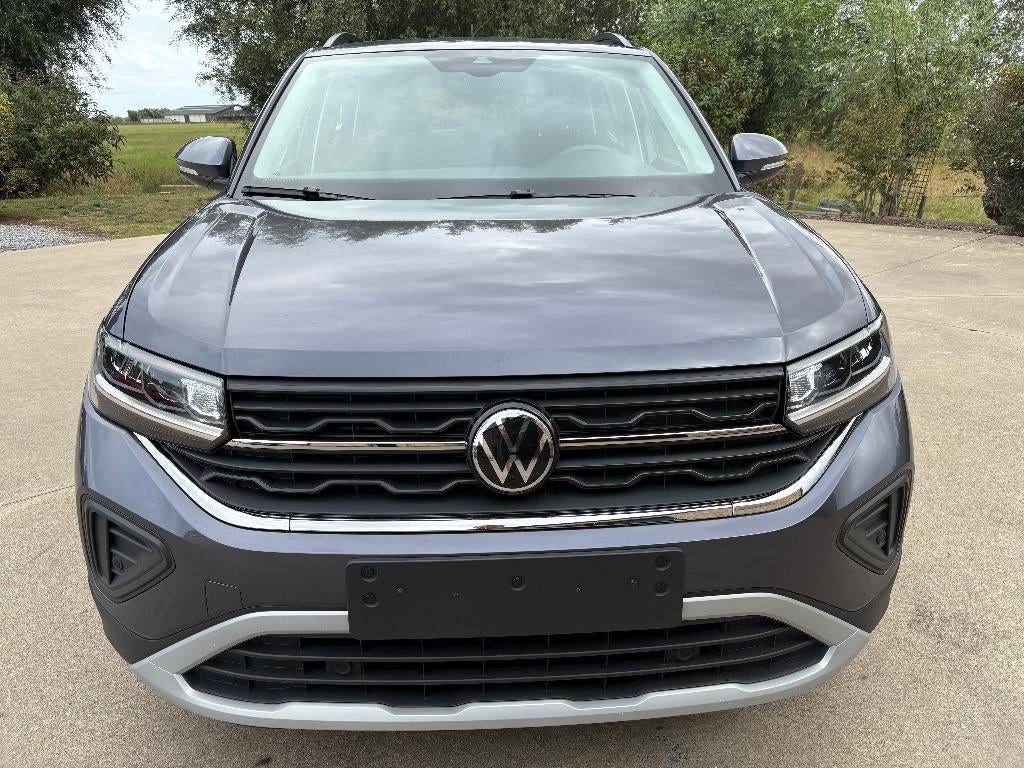 Vw T-Cross 1.0 TSI Facelift BJ 2024  Sensoren AppleCarPlay, Auto's, Voorwielaandrijving, 1254 kg, 620 kg, Bedrijf