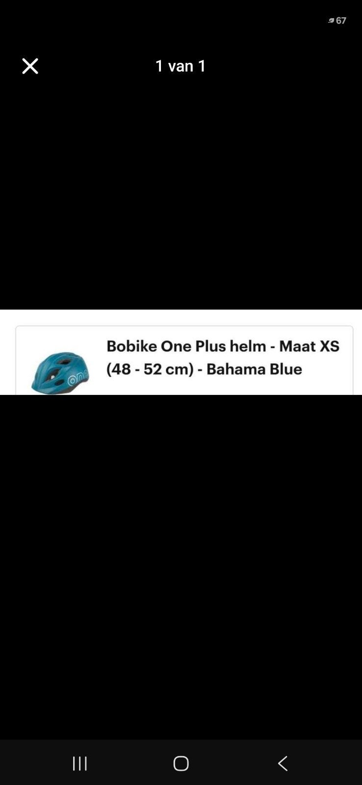Fietshelmpje, Ophalen, Zo goed als nieuw, Bobike Maxi One