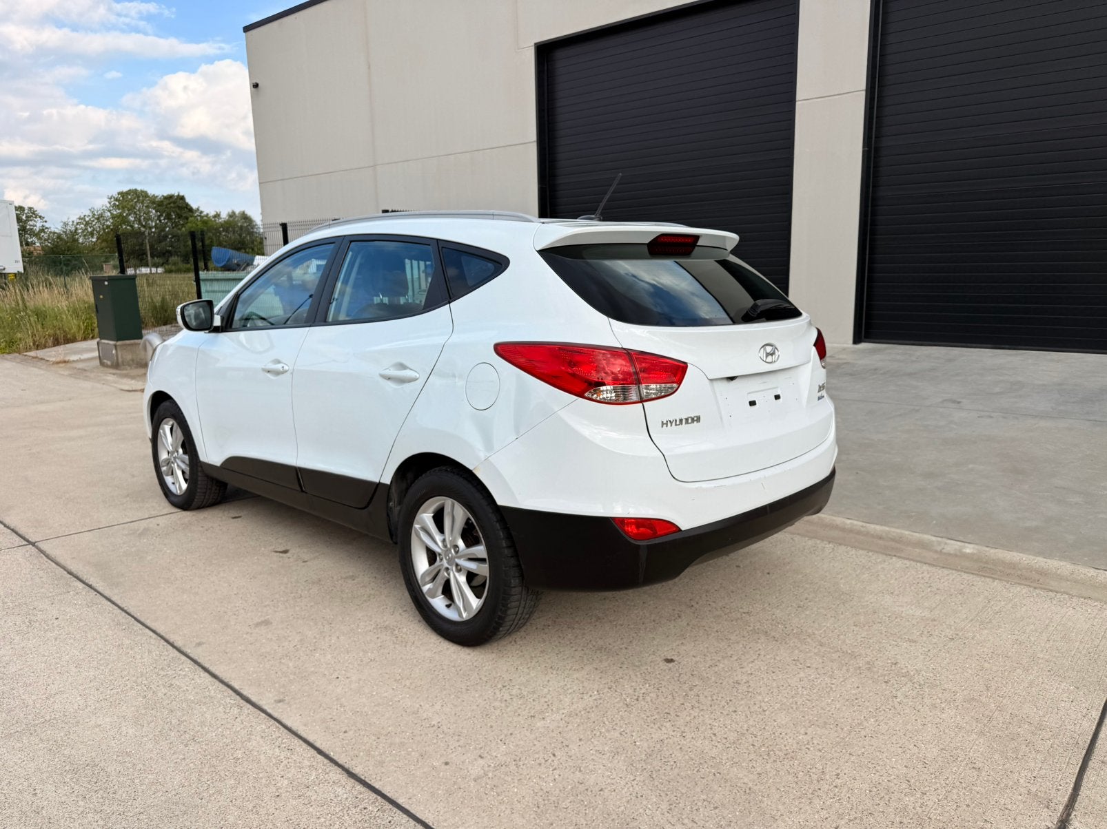 Hyundai ix35 1.7 Diesel met Airco, Auto's, Euro 5, Zwart, Wit, Leder