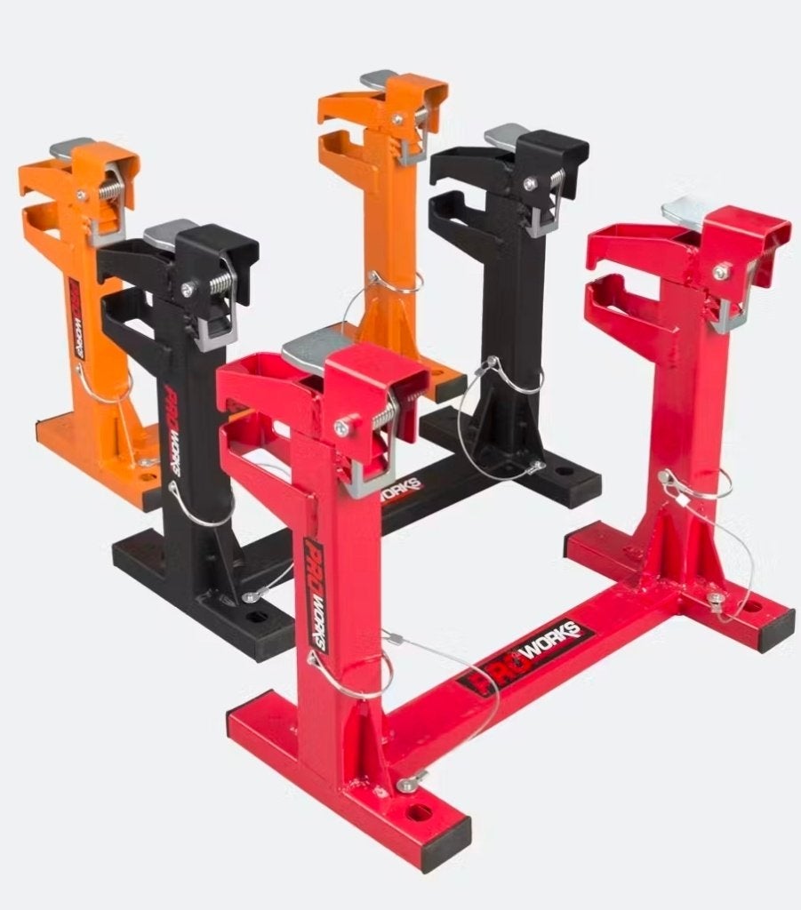 Quick load stand 2stuks (zwart), Motos, Accessoires | Autre, Neuf, Enlèvement