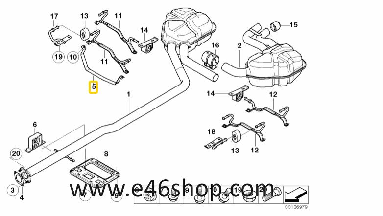 UITLAAT KLEM MINI COOPER S OE 18201490025, -, -, Nieuw, Ophalen of Verzenden
