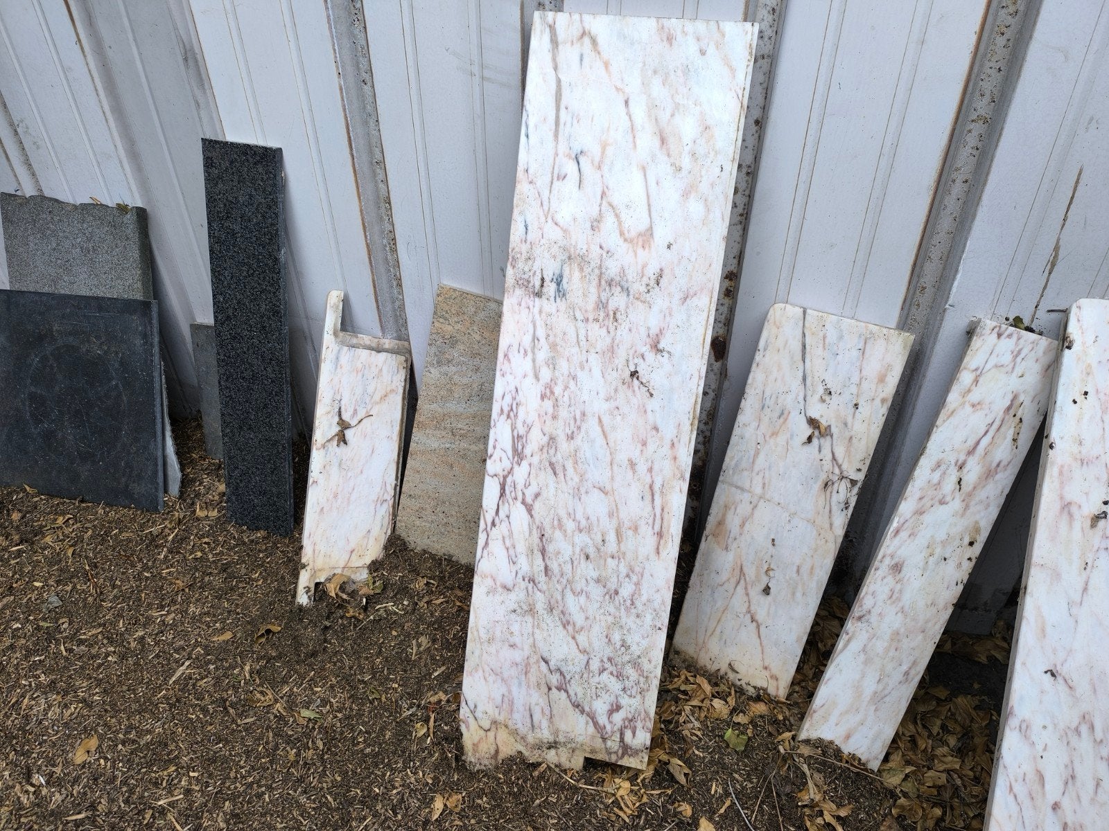 gratis graniet en arduin uit renovatie, Ophalen