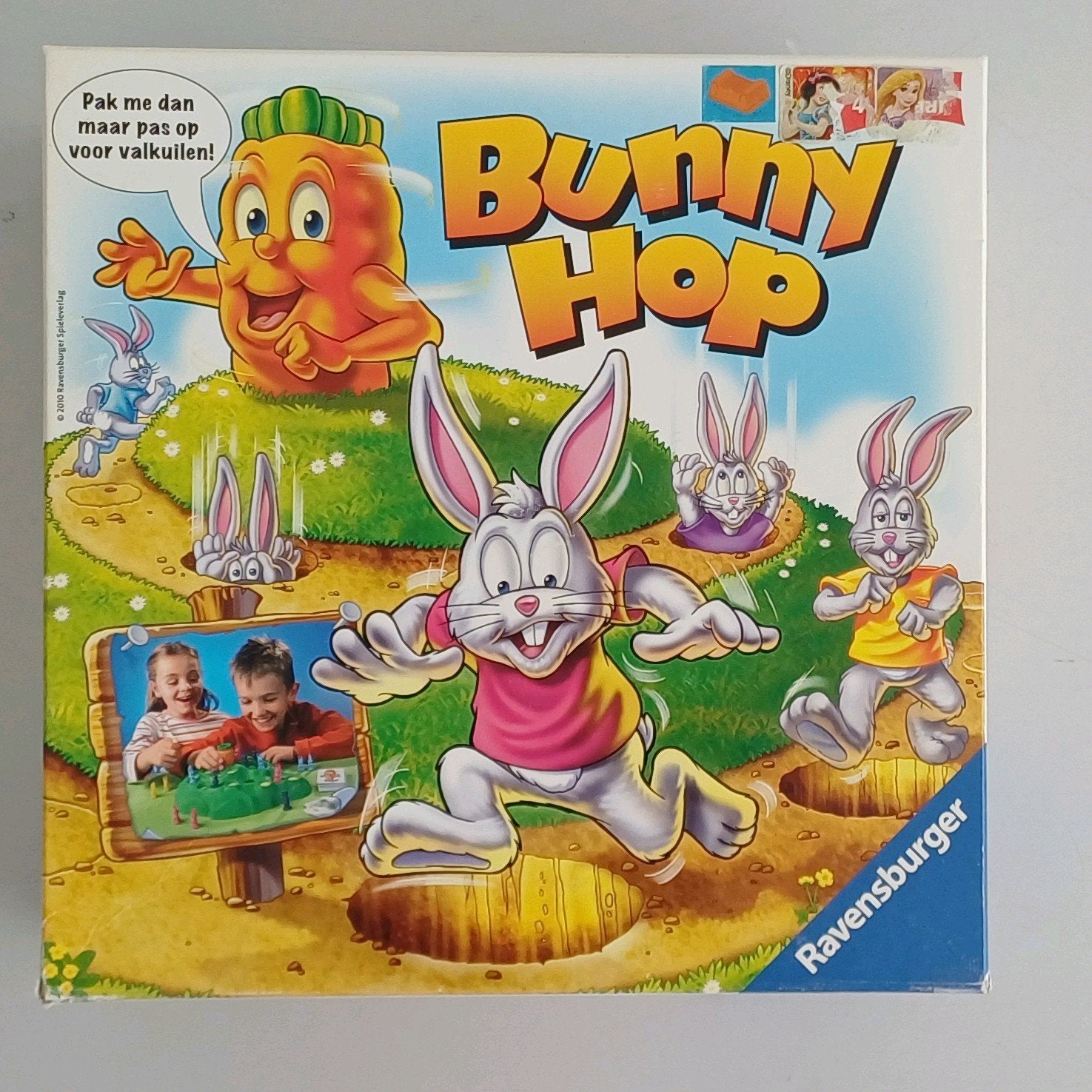 bunny hop, Trois ou quatre joueurs, Enlèvement, Utilisé