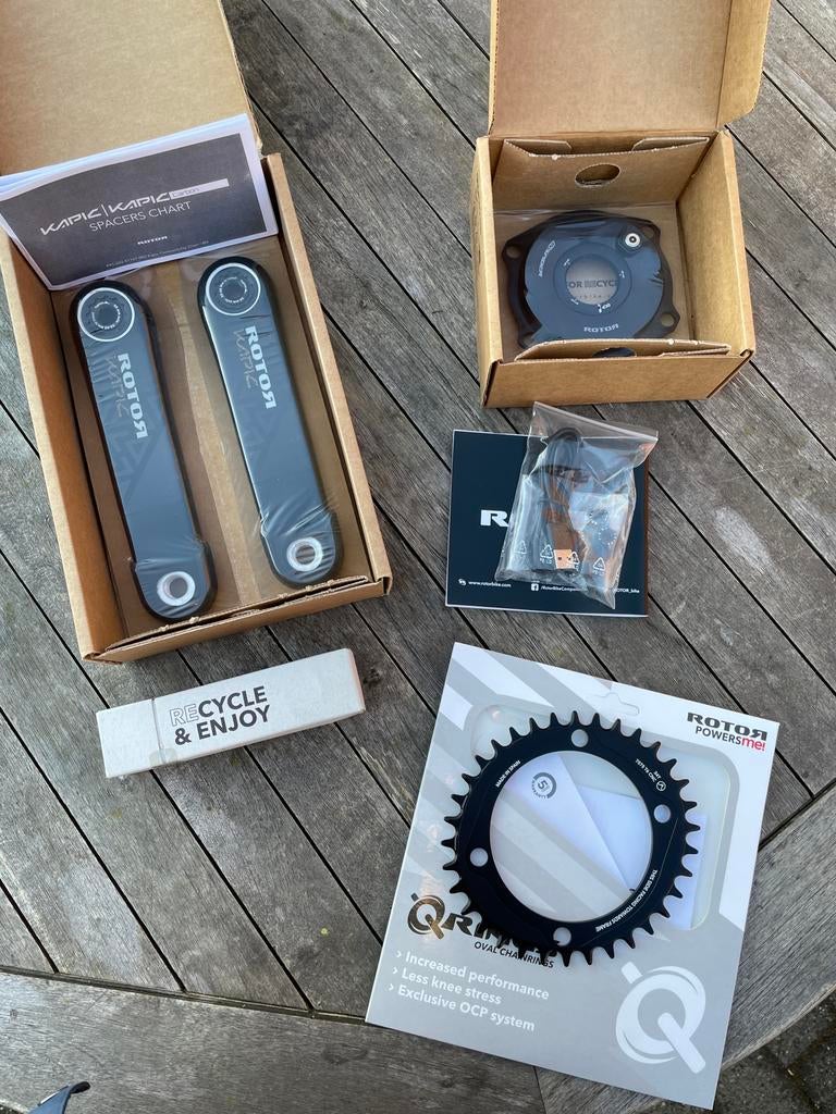 Rotor crank met INspider powermeter NIEUW, Ophalen