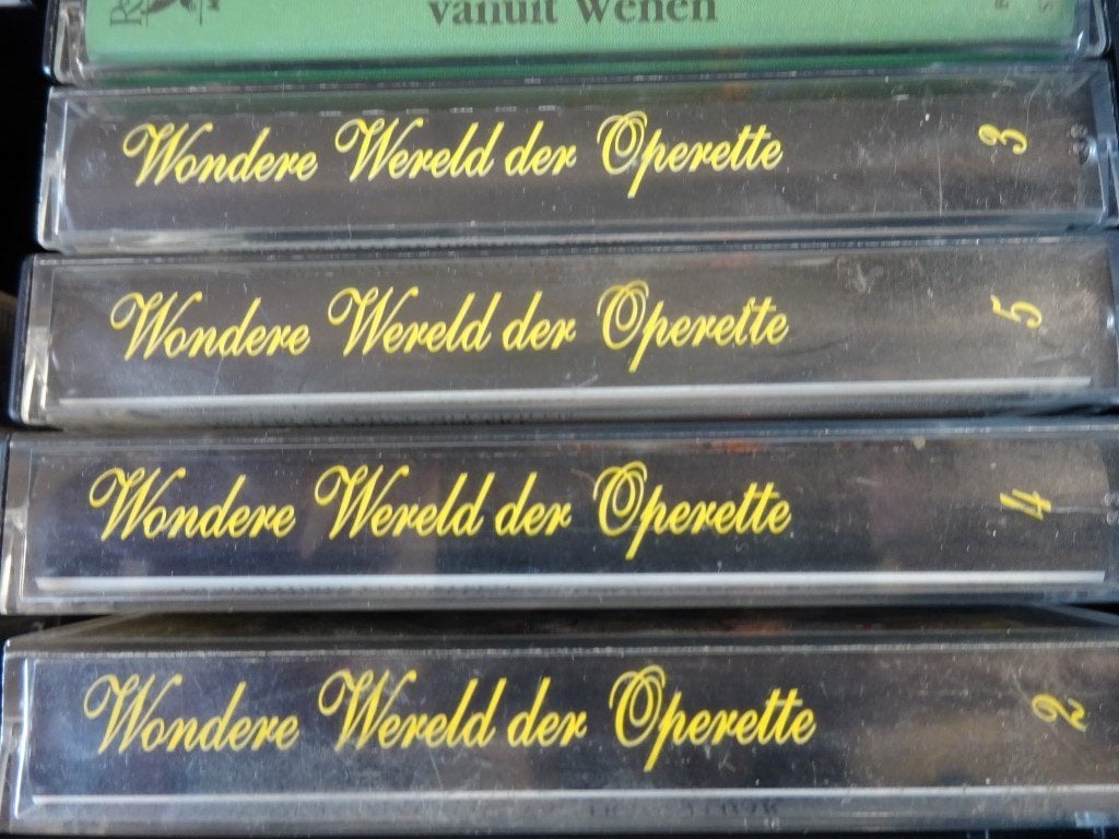 4 cassettes wondere wereld der operette, Enlèvement ou Envoi