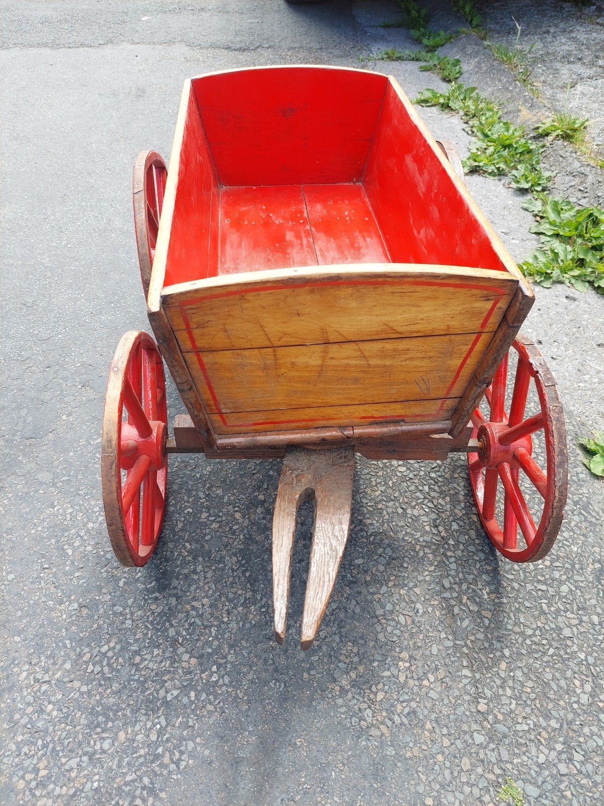 Chariot vintage, Enlèvement