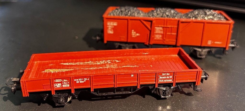 3320. Lot de 2 wagons H0 Märklin., Enlèvement ou Envoi, Utilisé, Wagon, Märklin
