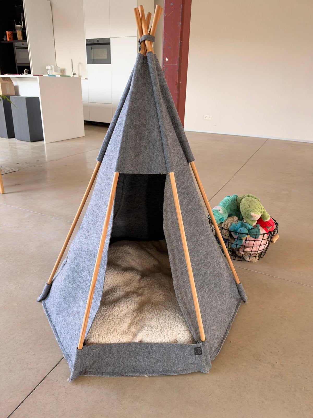Tipi voor honden - hondenmand, Ophalen, Gebruikt