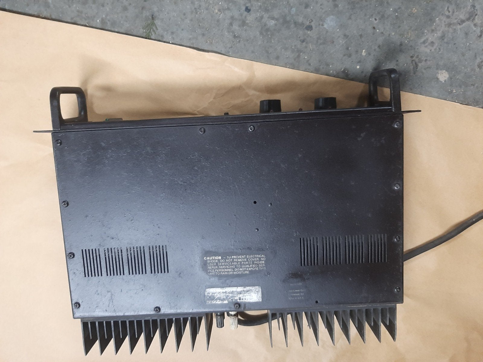 Ampli Phase linear A30, Enlèvement