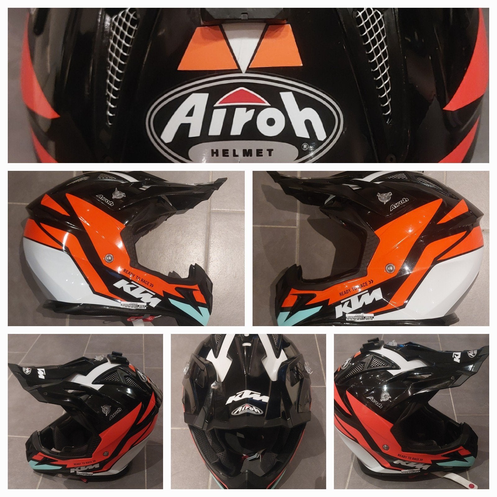 casque airoh aviator ktm, Autres marques, M, Casque off road, Femmes