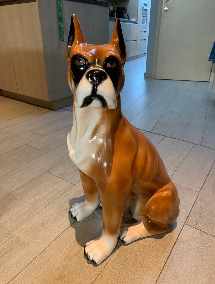 Beeld boxer, Ophalen, Zo goed als nieuw