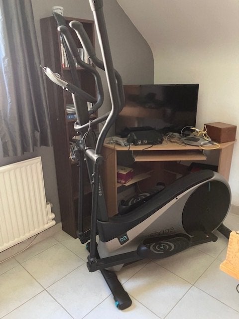 Vélo elliptique Domyos shape+ 09, Sports & Fitness, Comme neuf, Enlèvement, Métal, Vélo elliptique
